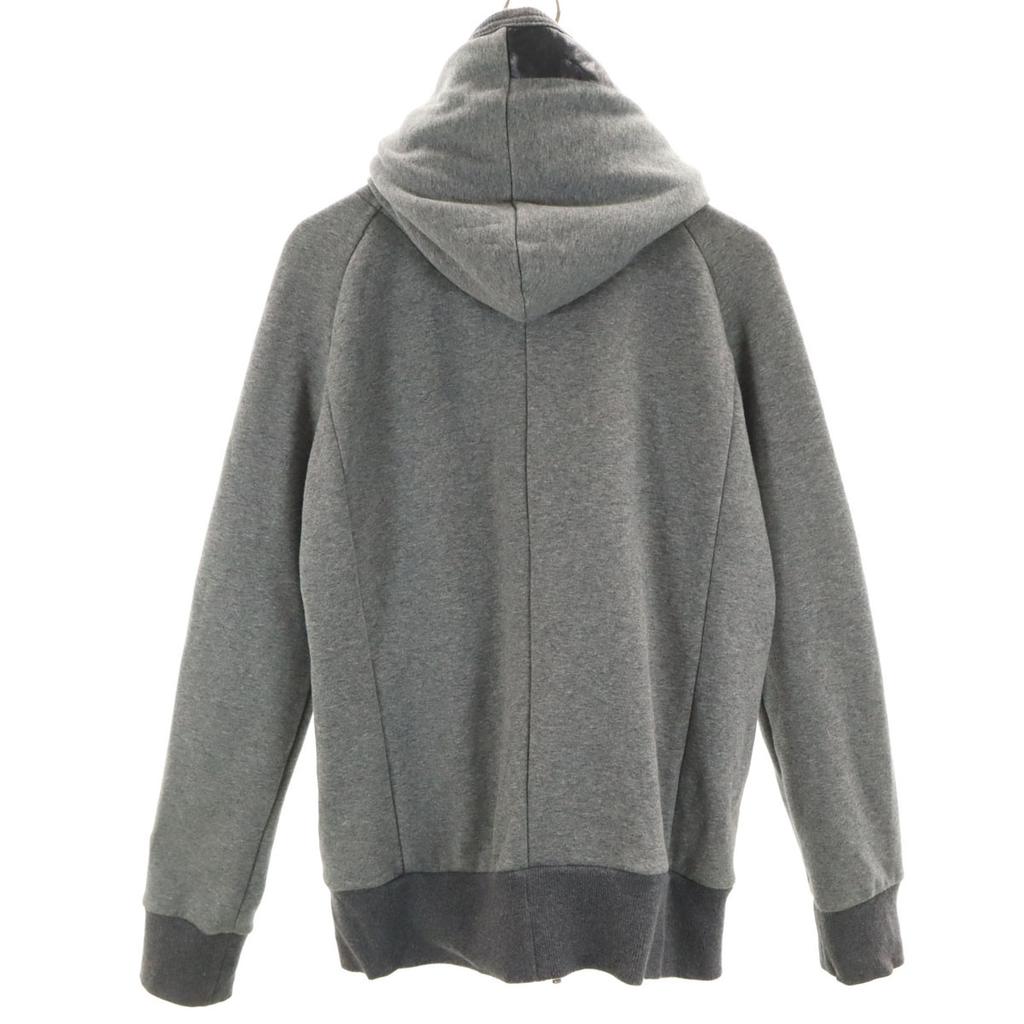ARMURE Made In Japan Long Sleeve Sweat Zip Hoodie 3 Gray Back Brushed Men's Used