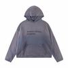 Mens Oversized Distressed Washed Hoodie With Letter Print Loose Fit Cotton Sweatshirt Fall