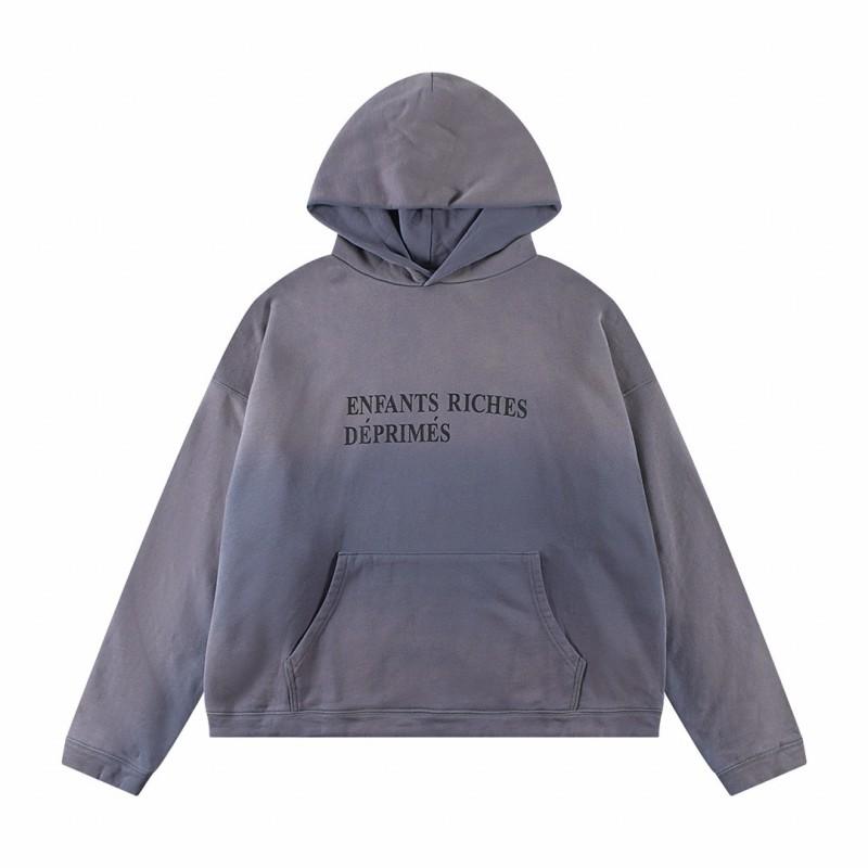 Mens Oversized Distressed Washed Hoodie With Letter Print Loose Fit Cotton Sweatshirt Fall