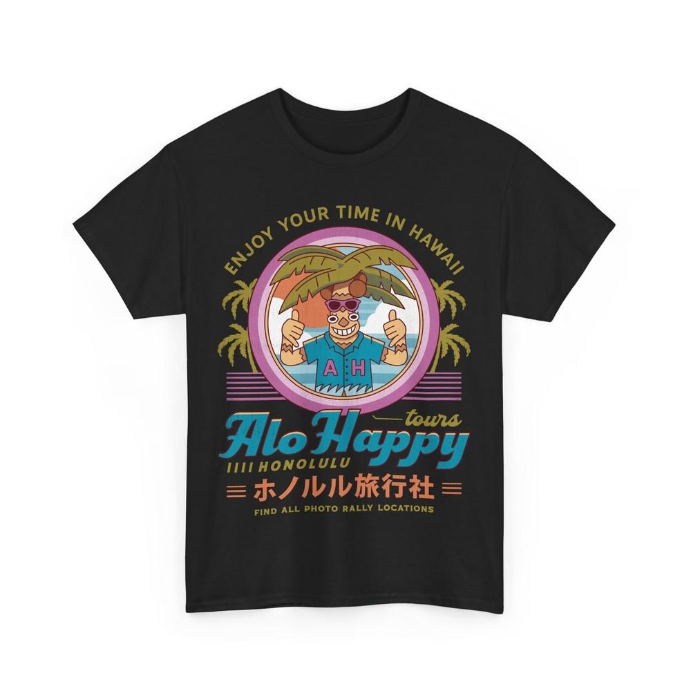 Alo Happy Tours Vintage Unisex T-Shirt. Yakuza Video Games. Pirate In Hawaii.