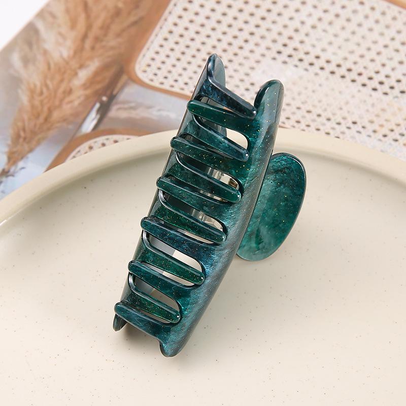 1pc Starry Sky Acrylic Hair Clip for Women, Shower, Shower, Hair Grab, Candy Color Sparkling Powder Top Clip Jewelry for Women