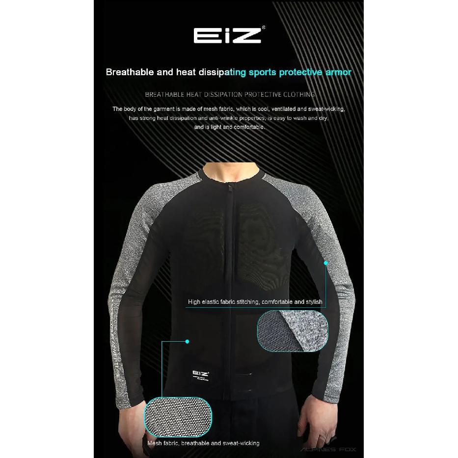 Men's Motorcycle Jacket Summer Breathable Motocross Body Armor Elastic Rider Racing Jacket Clothing CE Certified Protector Gear