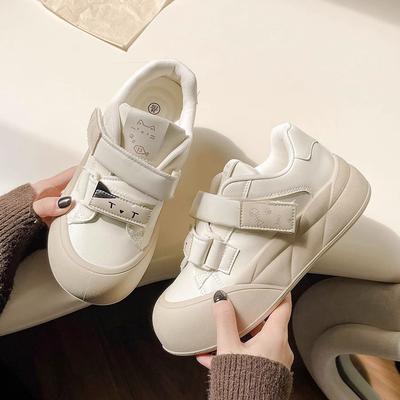 Dopamine Soft Baseplate Shoes Women's New Versatile Shoes Platform Velcro Women's Shoes Bread Shoes
