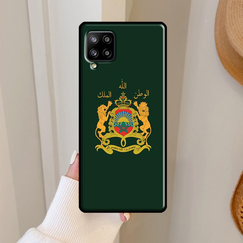 Pouzdro s marockou vlajkou na pas pro Samsung Galaxy A53 A33 A13 A73 A51 A71 A50 A12 A22 A32 A52 A72 A52S A21S Cover