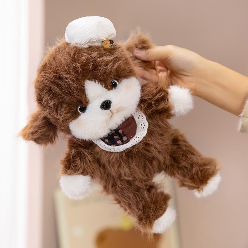 Non-Toxic Cartoon Dog Plush Toys Kawaii Animals Soft Stuffed Dolls Puppy Sleeping Companion Plushie Toys Christmas Gift