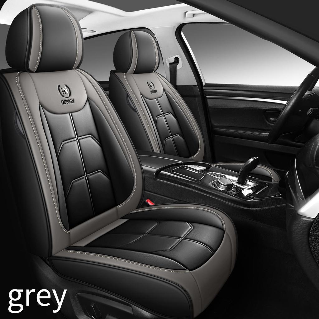 Universal Full Leather Car Seat Cover Cushion for All Seasons - Single Seat Cover