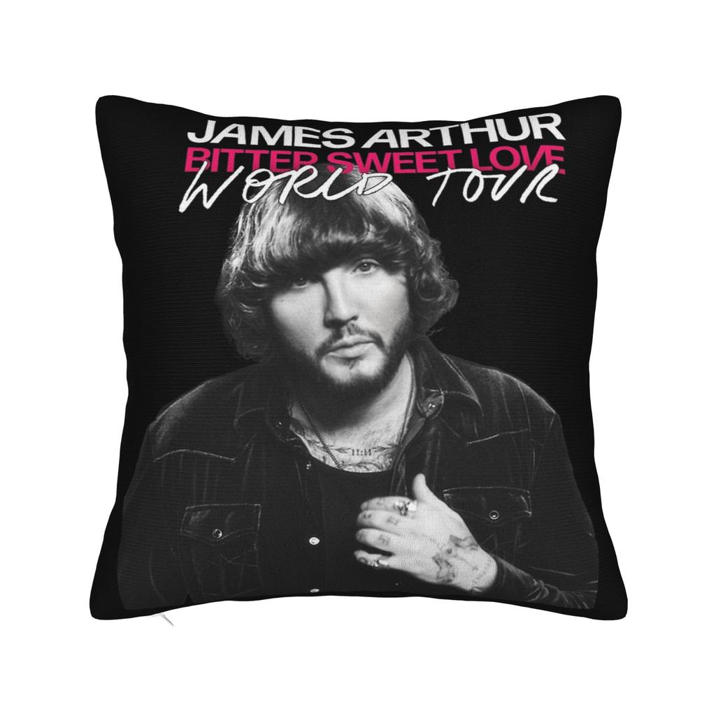 James Arthur Pisces World Tour Poszewka na poduszkę Poszewka na poduszkę Dekoracja domu Zapinana na zamek Wielorozmiarowa
