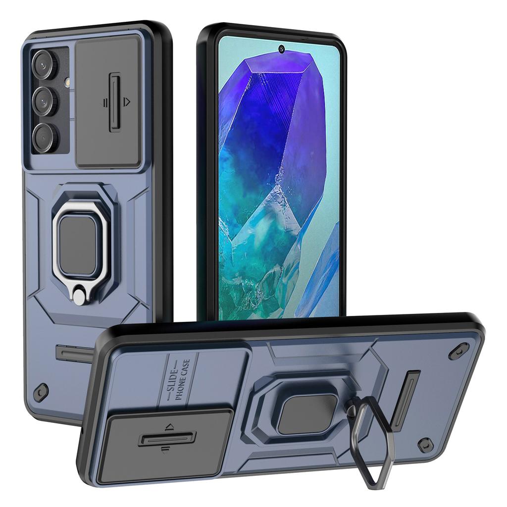 Husă pentru Samsung Galaxy M55 5G/C55 5G/F55 5G Protector de Telefon PC+TPU cu Capac Glisant pentru Cameră