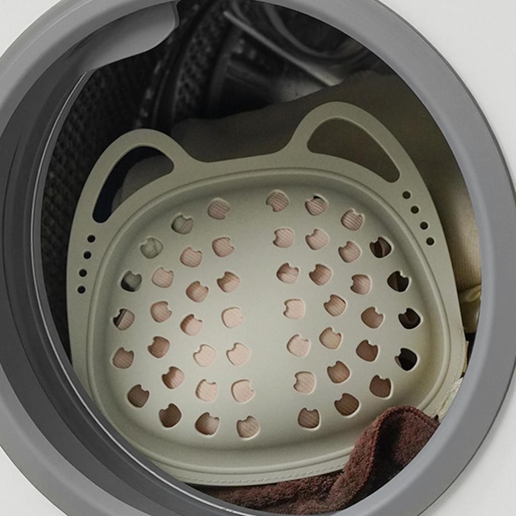 Bra Washing Bags For Laundry Silicone Bra Laundry Bag Reusable Underwear Washer Protector With Zipper For Home Camp Storage