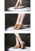 Women's Latin Dance Shoes Soft Sole Medium Heel Summer Square Dance Teacher Shoes