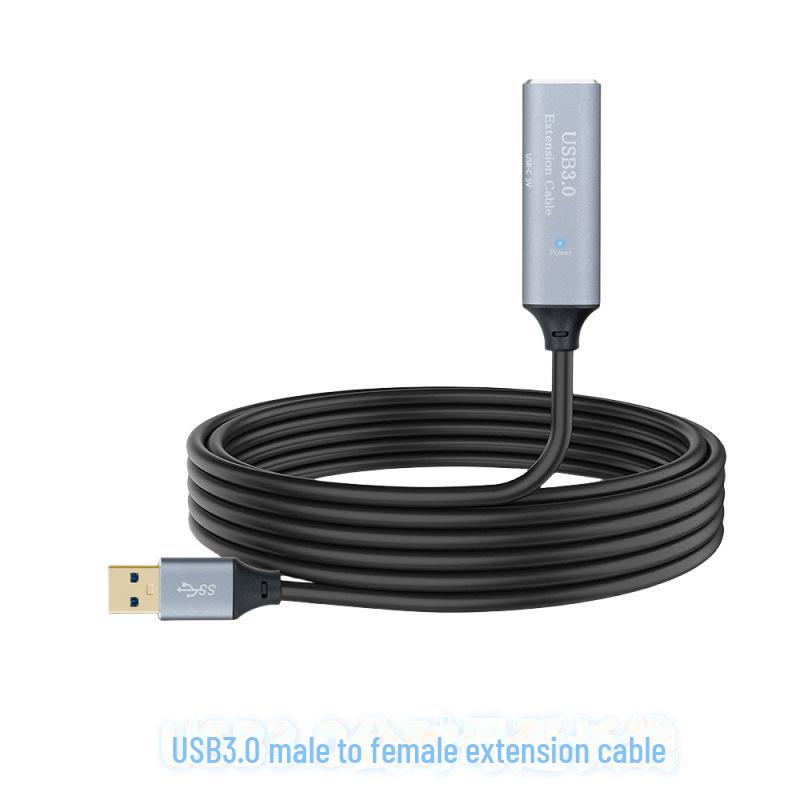 USB 3.0 Extension Cable: Male to Female, High-Speed for Hard Disk, Mouse, Keyboard, U Disk, Available in 5m or 10m