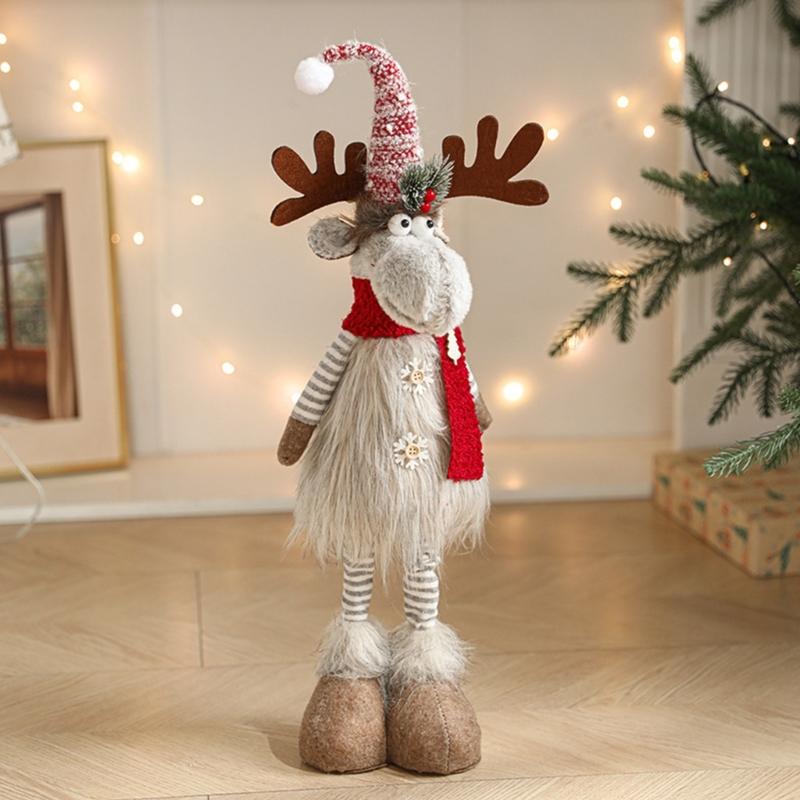 Sophisticated Christmas Reindeer Window Display Decoration Figurine For Festival Atmosphere In Homes And Offices