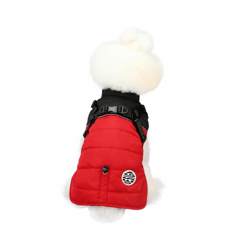 Winter Dog Cotton Vest Waterproof Warm Padded Coat Small To Large Breeds Skiing Outdoor Use