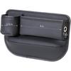 1 Pack Car Seat Gap Filler Organizer, Car Seat Organizer, Seat Gap Storage Box With Cup Holders For Drink, Car Leather Cup Holder Gap Bag Front Seat