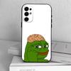 Funny Sad Frog pepe M-meme  Phone Case For Samsung S25,S24,S21,S22,S23,S30,Ultra,S20,Plus,Fe,Soft Silicone Black Cover