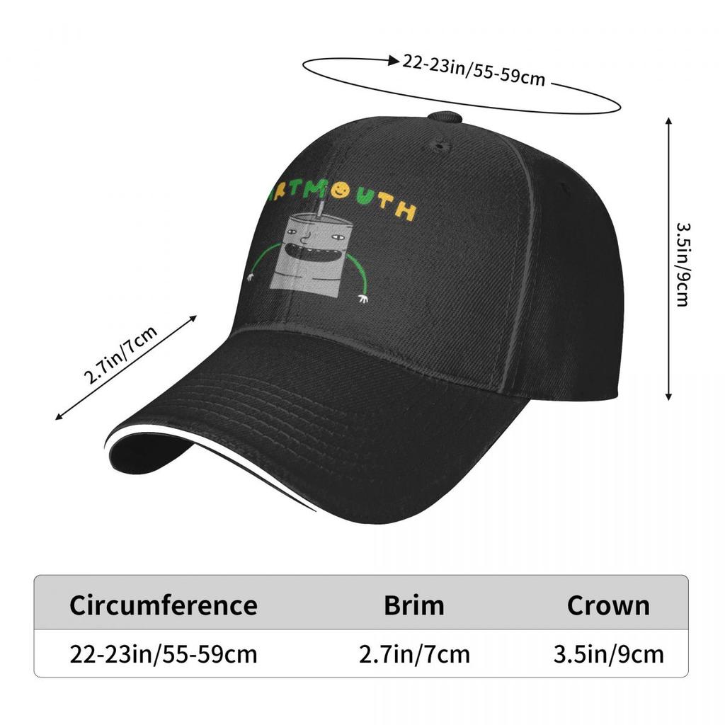 Dartmouth College KEGGY THE KEG Baseball Cap Sports Caps Beach Snap Back Hat Anime Hat For Men Women's