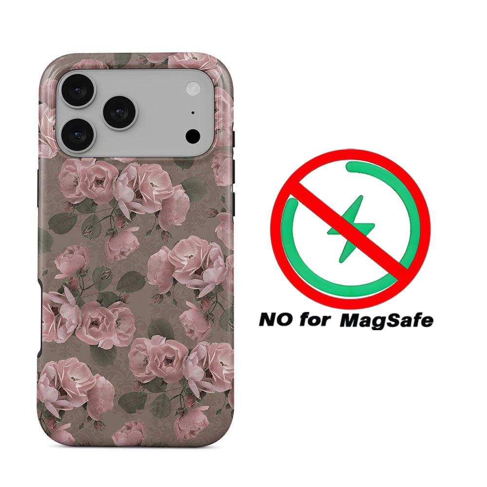 Rose 2 in 1 Dual Layer for Magsafe Phone Case For iPhone 17 Pro Max 16 Pro 15 Plus 14 13 mini 12 11 16E Plus 17Air Fashion Case iPhone 16 Plus