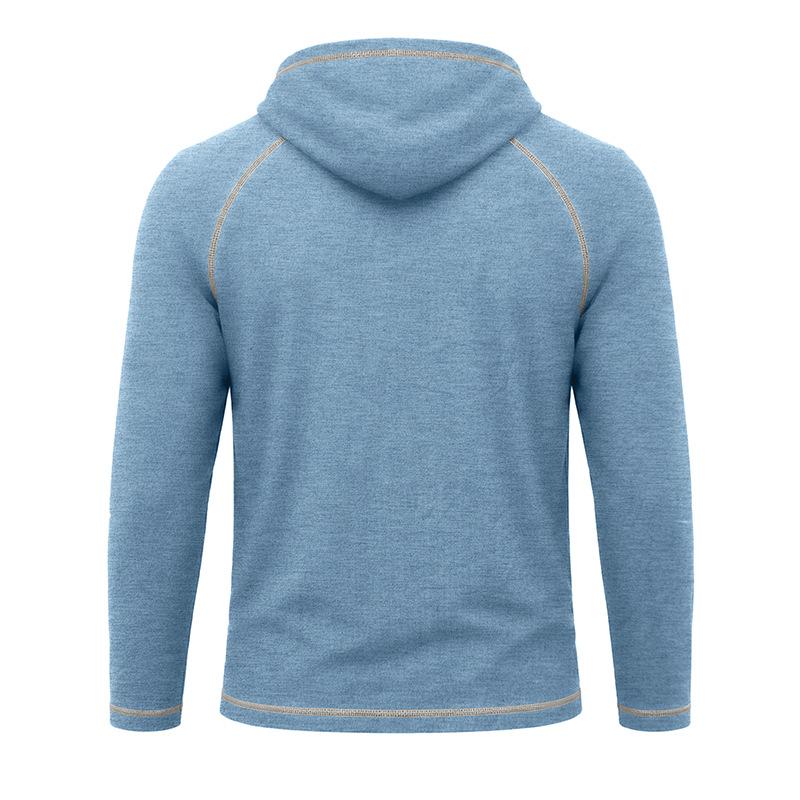 Men S Hooded Long Sleeve T Shirt