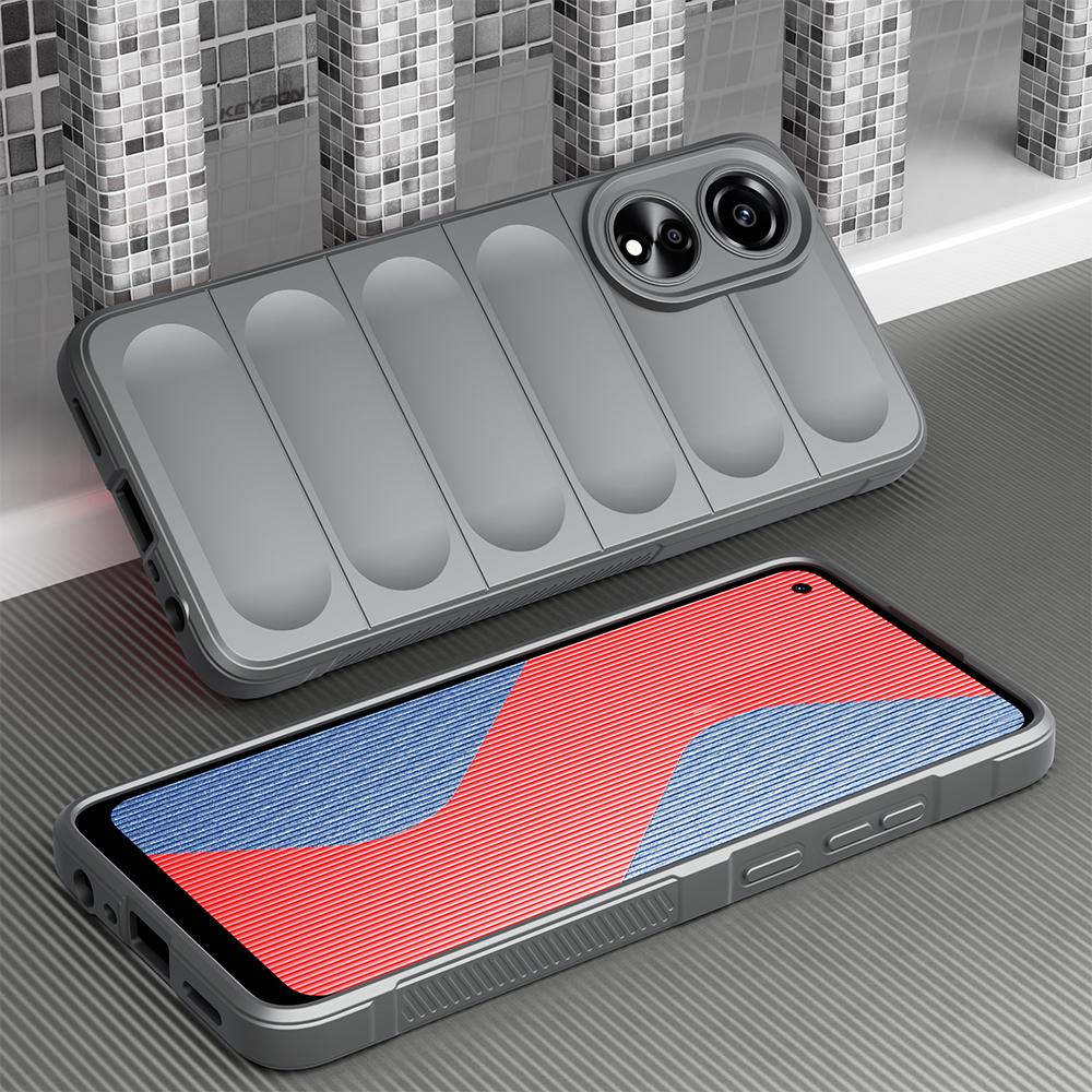 KEYSION Shockproof Matte Case for OPPO A3 Pro 5G A60 4G Anti-skid Soft Silicone Phone Back Cover for OPPO A60 4G A3 Pro 5G
