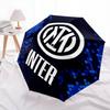 Inter Milan, Automatic Folding Umbrella, Portable and Foldable Design, 8 Ribs, a Christmas or Birthday Gift.