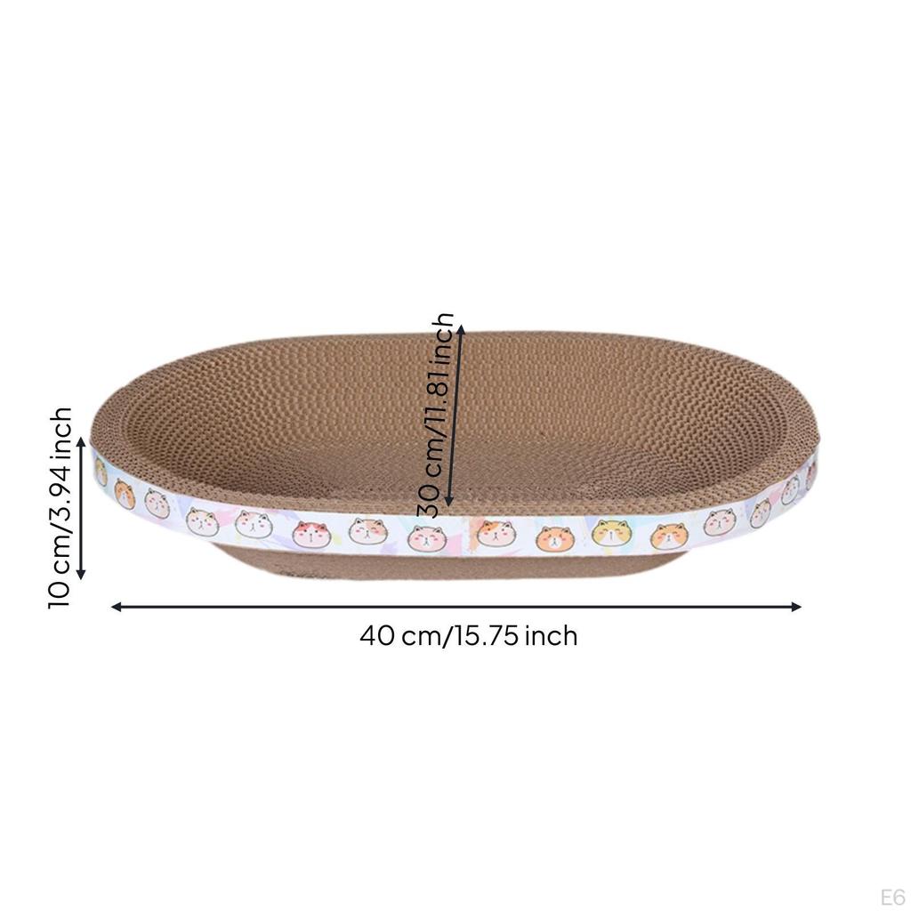 Corrugated Cat Scratcher Bed Concave Lounge Comfortable Pet