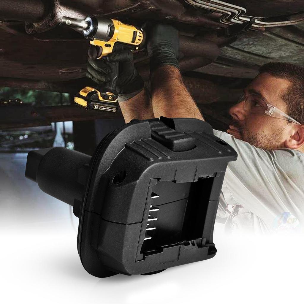 JYJZPB 2-Pack Battery Adapters for Dewalt 18V to 20V Tools DCA1820 Convert for Dewalt 20V Lithium Battery DCB204 DCB205 DCB206 DCB606 to 18V NiCd