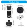 13Pcs Cymbal Replacement Accessories Cymbal Stand Felts and Sleeves with Wing Nuts Washer Drum Key Drum Cymbal Felt Pad