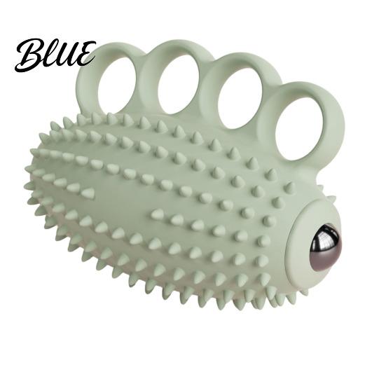 Adjustable Vibration Hand Massager Electric Finger Exercise Ball 3 Modes Therapy Grip Strengthener Carpal Tunnel Relief Silicone Squeeze Ball