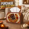 1pc American Thanksgiving Tissue Box | Multi-Functional Autumn Napkin Dispenser, Suitable for Home, Fall Car Decoration Turkey Sunflower Pumpkin - App