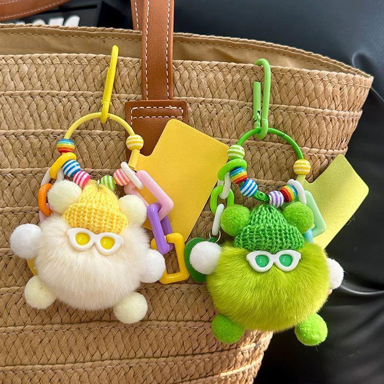 Dopamin Monster Puppe Plüsch Schlüsselanhänger Anhänger