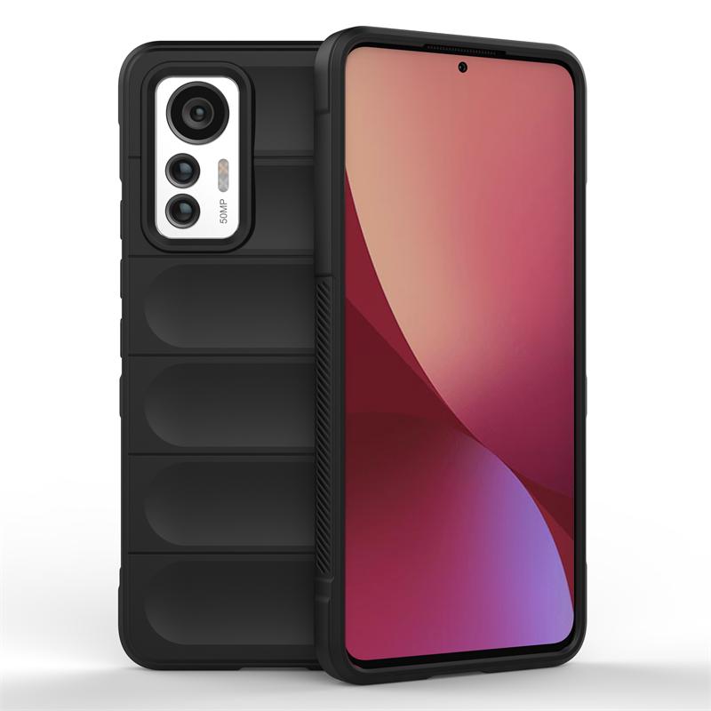 For Xiaomi 12 Lite Case Silicone TPU Capa Protector Anti-drop Case For Xiaomi 12 Lite Cover Mi 12 Lite 12 Pro 12X 12S Ultra Case For Mi 12 Lite чёрный