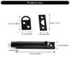 Multifunction Sliding Door Security Lock Iron 90/180 Degree Mounting Option Double Door Sliding Bolt Lock for Household Use