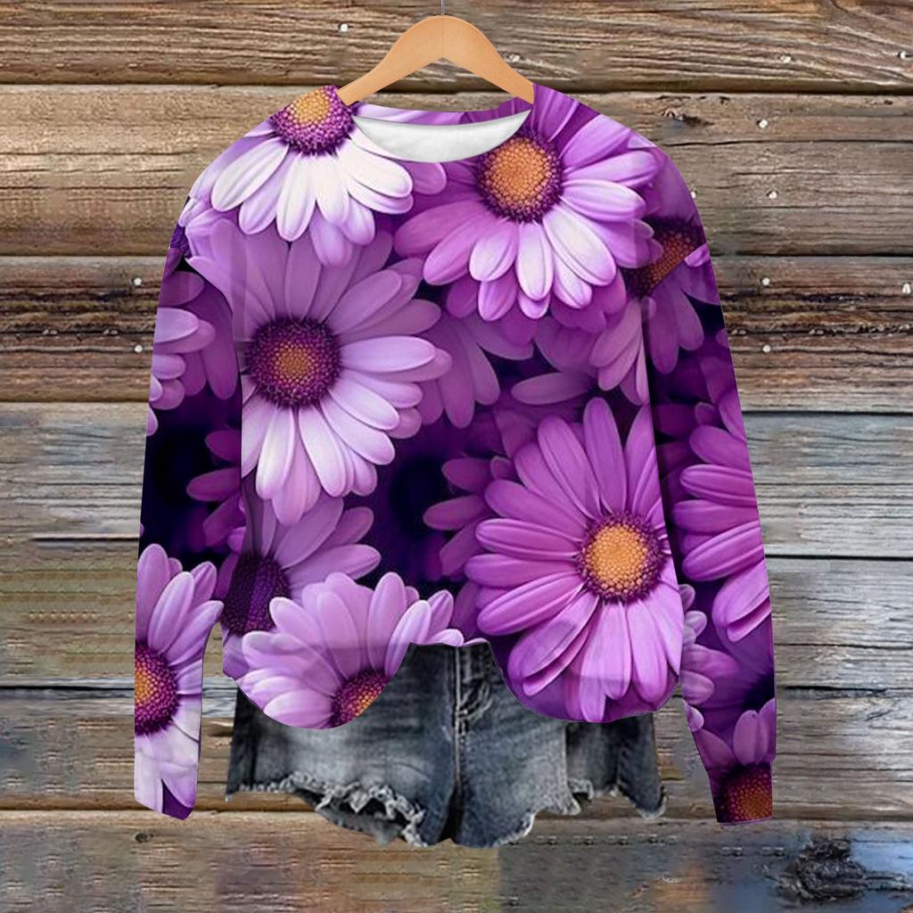 Dame Vår Høst Og Sommer Genser med Åpning foran Boyfriend Sweatshirts Dame Grafiske Sweatshirts Dame Hettegenser Topper Dame