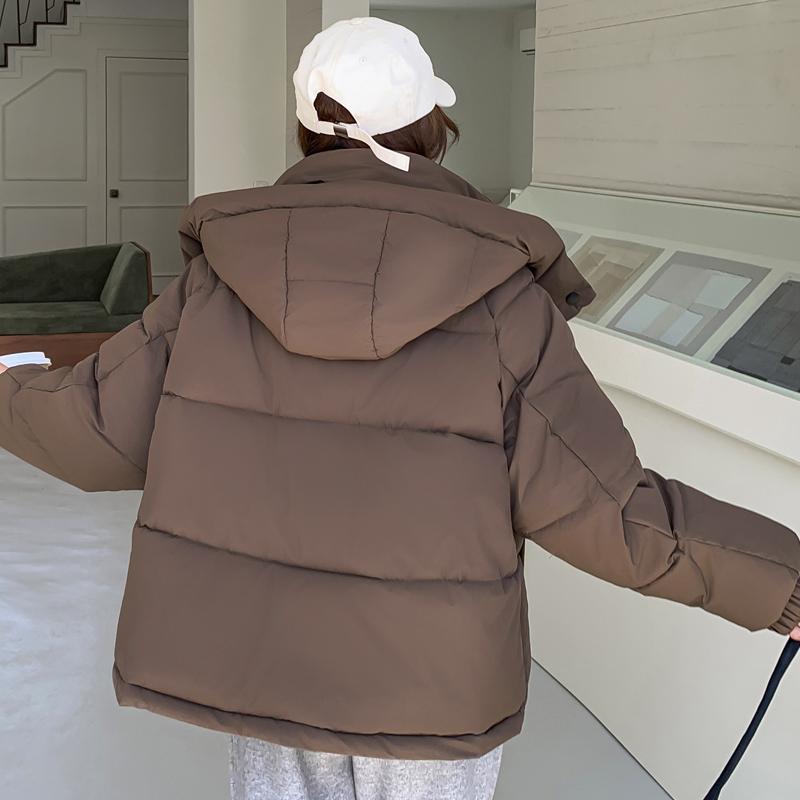 Fashion Winter Coat Female Short Parkas Hooded Casual Loose Thick Warm Women's Jackets