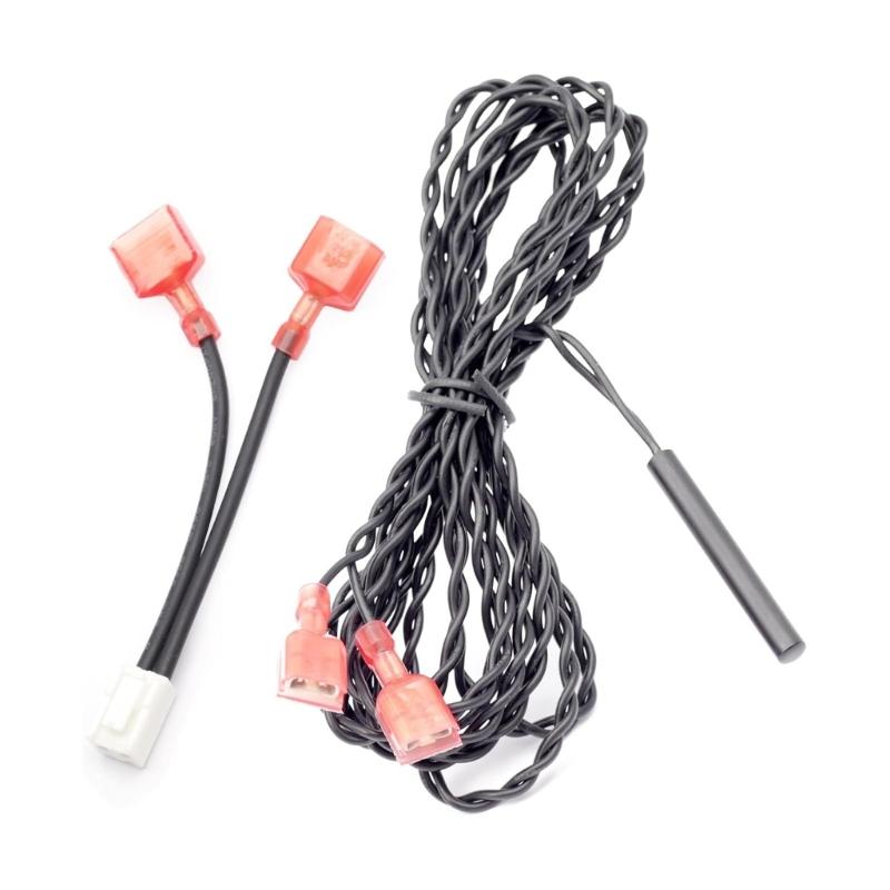 Replacement Water Temperature Probe for Pool Heat System Service, 10K Thermistor Assembly with Cable Piece, Extension Joiner and Hose Clip