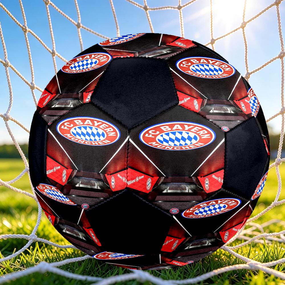 1 pz Pallone da Calcio Standard Misura 5 Stadio Bayern Monaco, Pallone da Calcio Resistente per Allenamento Scolastico, Parco e Intrattenimento Quotidiano zq71410