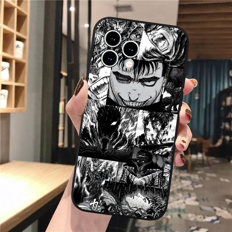 Berserk Guts Phone Case For Iphone 17 Pro Max Air 16 15 14 13 Pro Max 15 16 Pro 15Plus