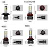 Fanless Mini LED Car Headlights: Super Bright H4 Integrated Front Headlights & H11 H7 LED Fog Lights