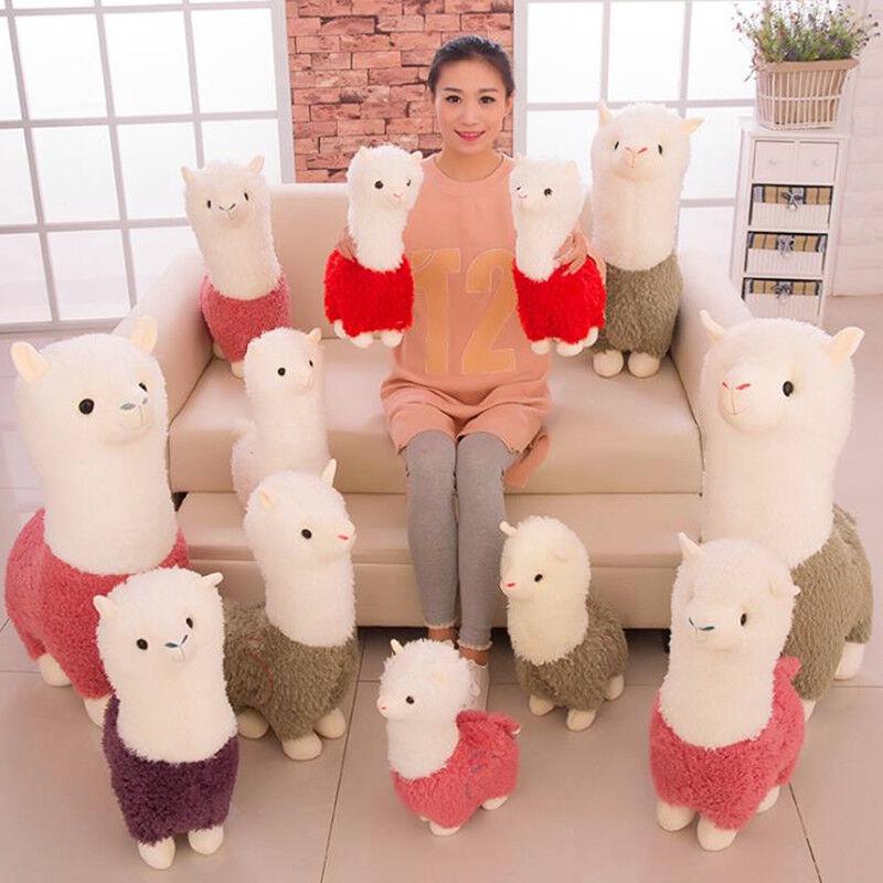 Entzückendes Alpaka Plüschpuppen Spielzeug mit lieblicher kleiner Schaf-Design in verschiedenen Farben