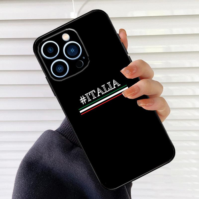 Flag Italy Phone Case For iPhone 17 16 15 13 11 12 14 Pro Max mini 15 16 Plus 16e 17 Air Cover Fundas