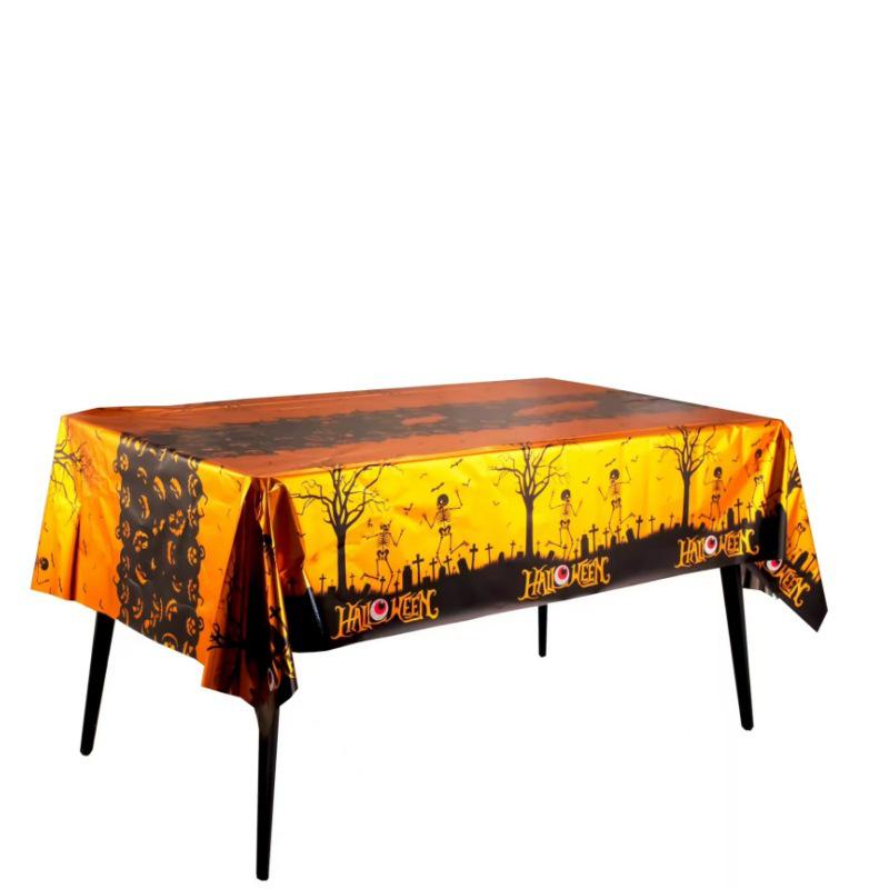 Halloween & Christmas Theme PEVA Tablecloth - Disposable Party Decor