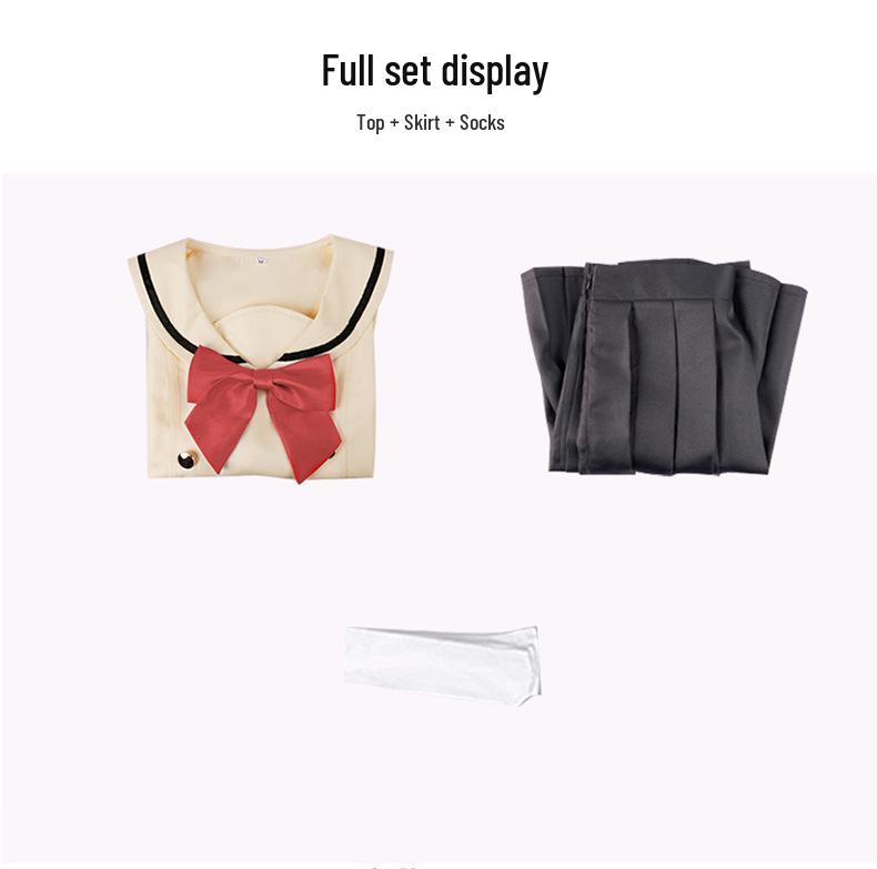 Bocchi the Rock! Cosplay Costume: Ichiji Hongxia & Yamada Ryo School Uniform