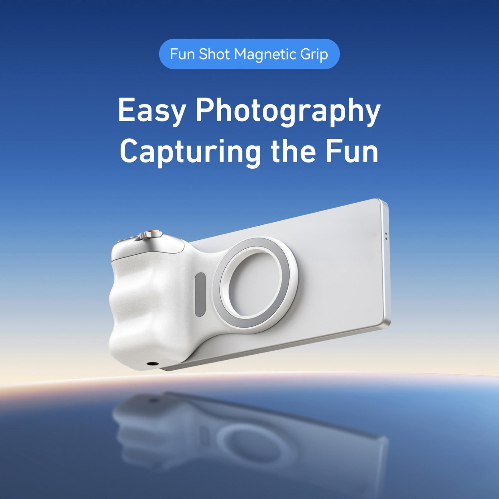 

Рукоятка для камеры мобильного телефона с беспроводной кнопкой спуска затвора, магнитное крепление, защелкивается на смартфон