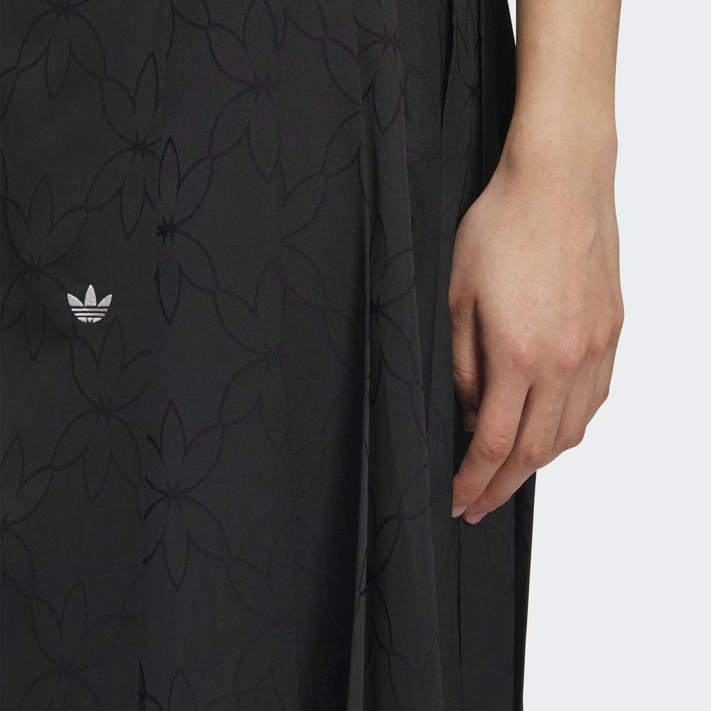 Adidas Originals Comfortable Soft Skin-Friendly Fashion Casual Long Skirt Women Skirts Black KB6397