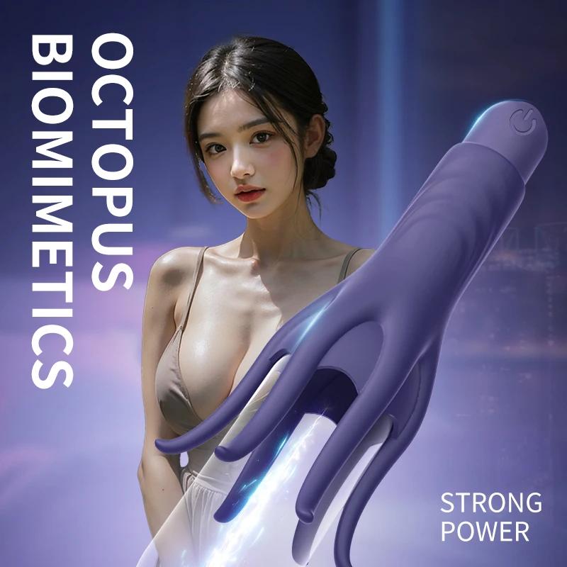 Potente Stimolatore Vibrante per Glande per Uomini Masturbatore Pene Punto G Punta delle Dita Morbida Massaggio Prolunga Resistenza Vibratori Giocattoli Erotici
