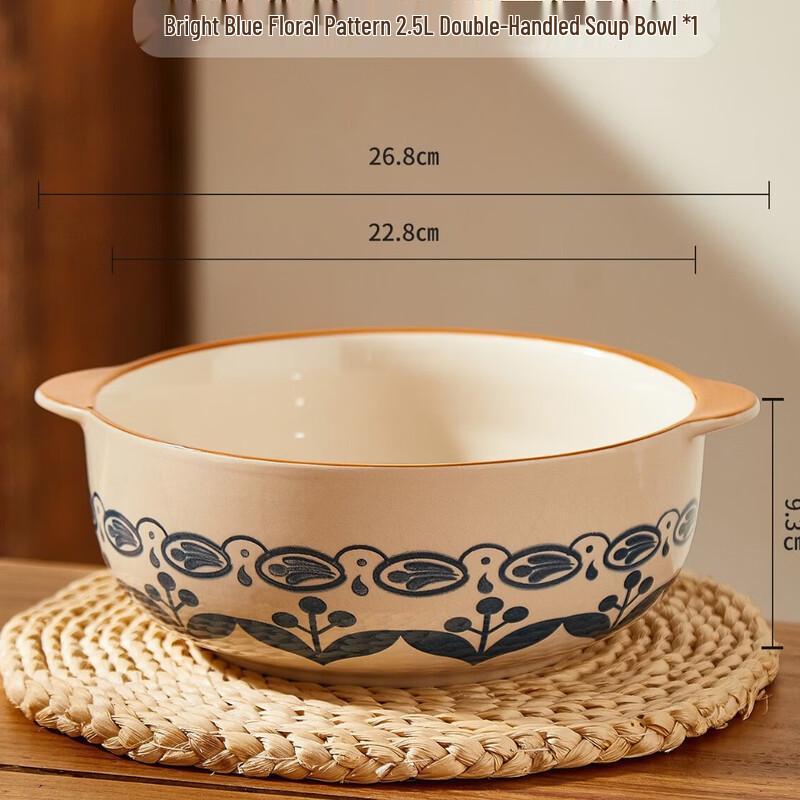 DeOuXingGuang Cartoon Ceramic Soup Bowl
