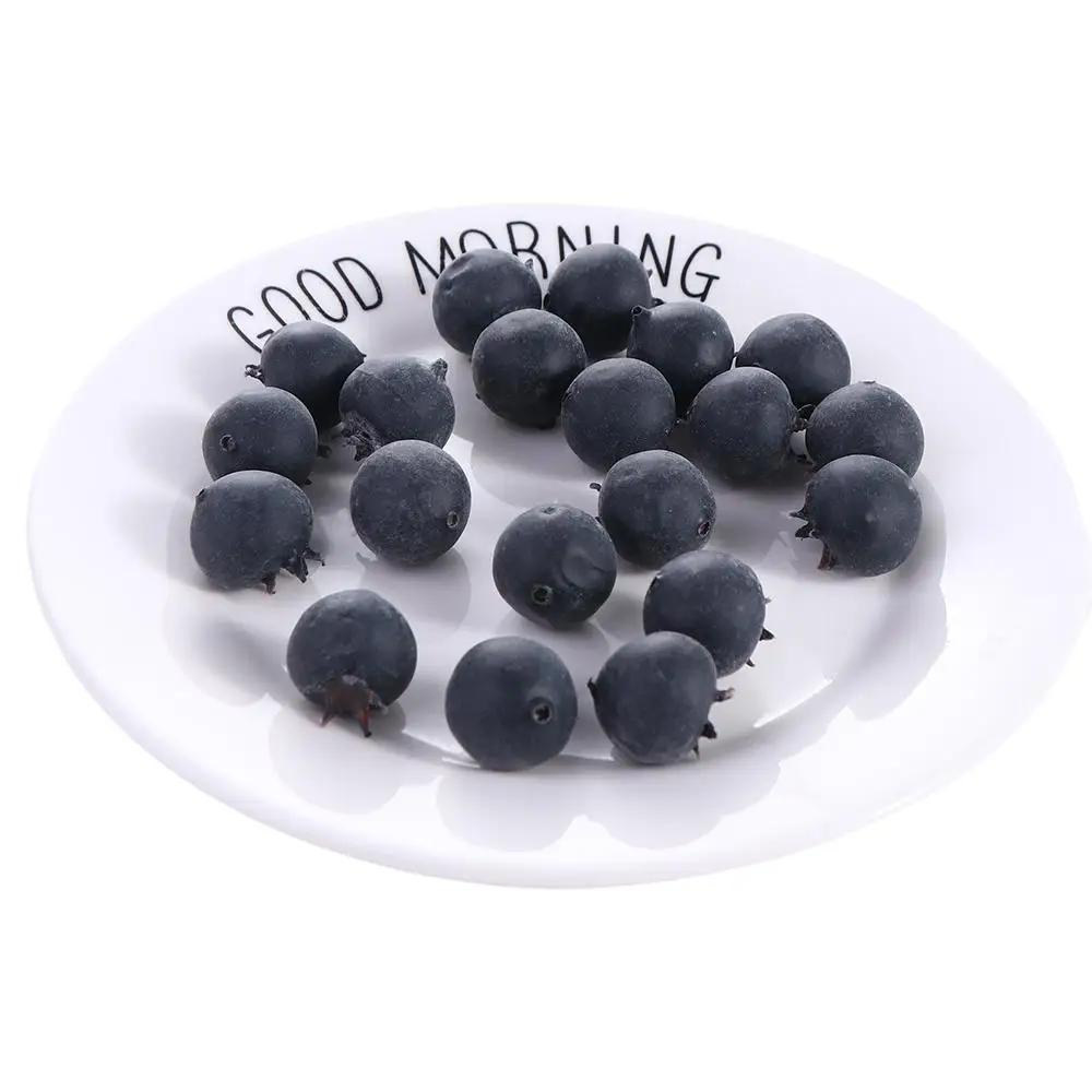 Party Garden Fruit Model Simulation Blueberry Photo  Props Home Decoration Simulation Fruit Fake Fruit Artificial Blueberry