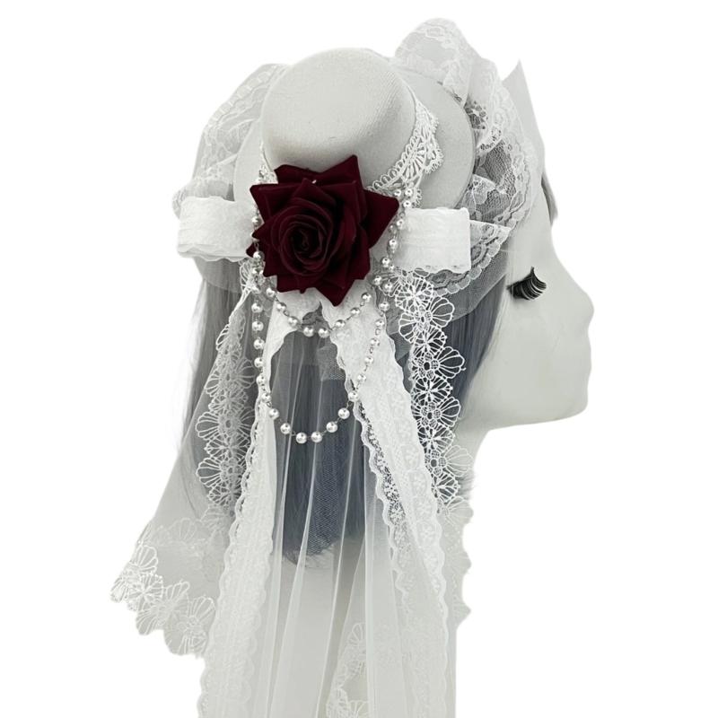 

Plastic Resin Decorative Hair Accessories Secure Grip Top Hat Barrettes For Formal Event Sensitive Skin Friendly