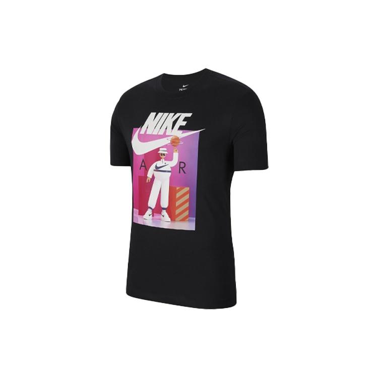 Nike Sportswear Printing Short Sleeve  Airman Futura Black  Men s CW0411-010 S
