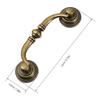 4Pcs European Style Knobs Zinc Alloy Drawer Pulls Handles for Cabinet Dresser Wardrobe Cupboard Home Decoration